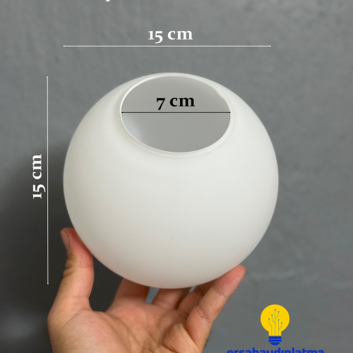 Glob Beyaz Avize Camı